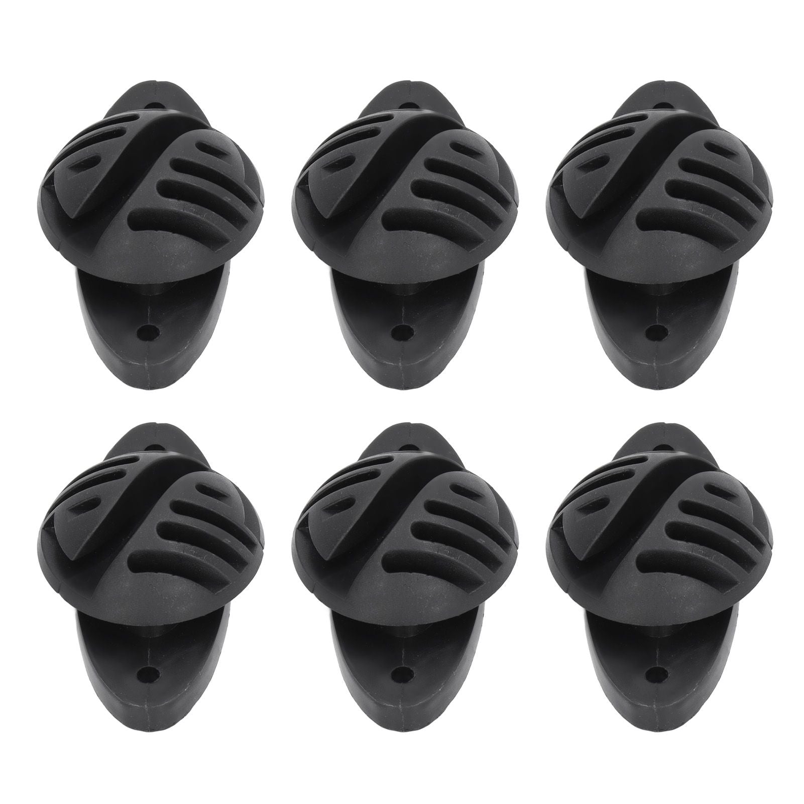 100 PCS Electric Fence Insulator Intermediate Bearing Rod Hemispherical Insulator Fence Front End System Accessories Withstand 15KV