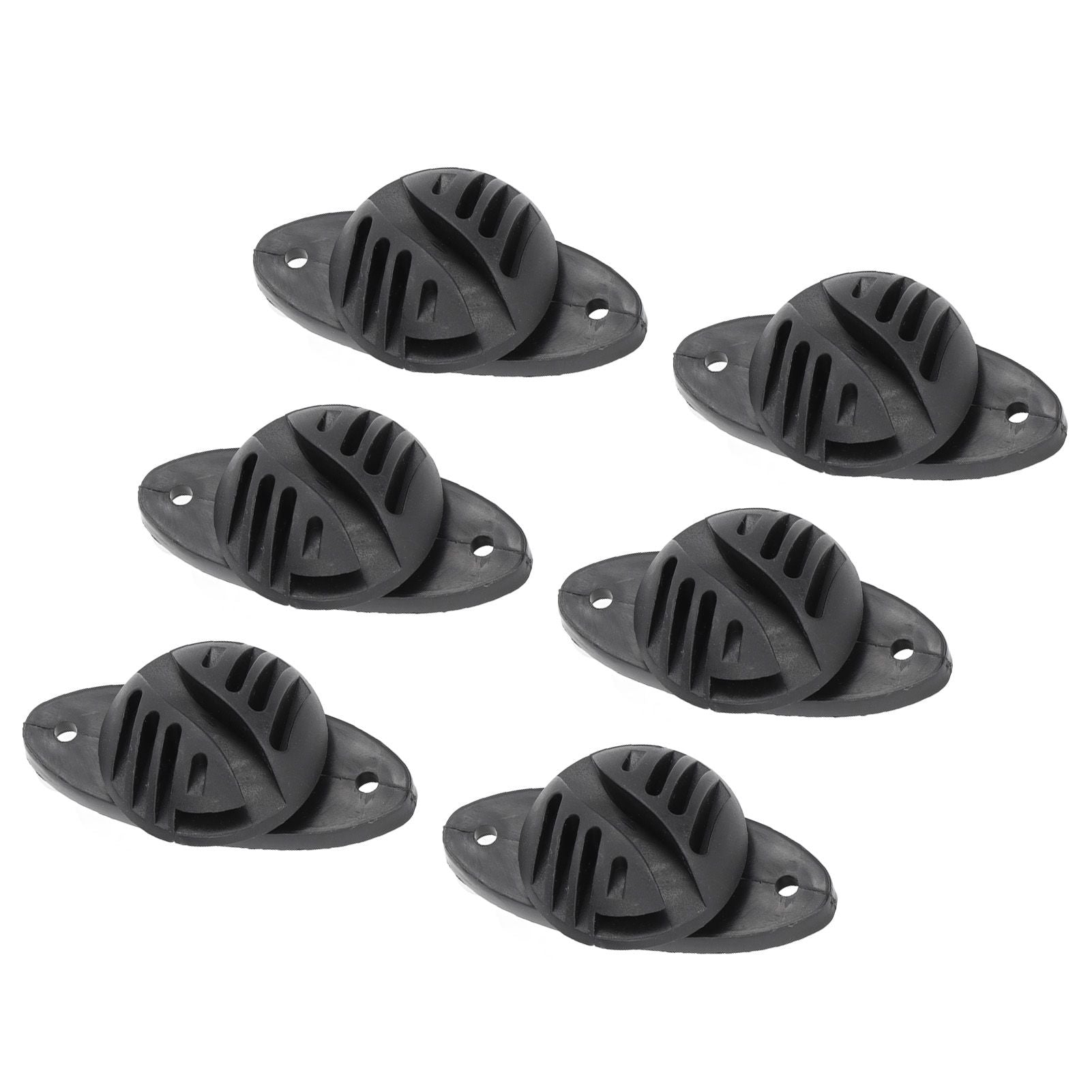 100 PCS Electric Fence Insulator Intermediate Bearing Rod Hemispherical Insulator Fence Front End System Accessories Withstand 15KV