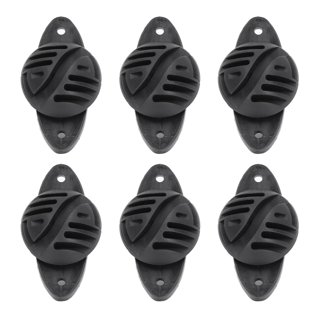 100 PCS Electric Fence Insulator Intermediate Bearing Rod Hemispherical Insulator Fence Front End System Accessories Withstand 15KV