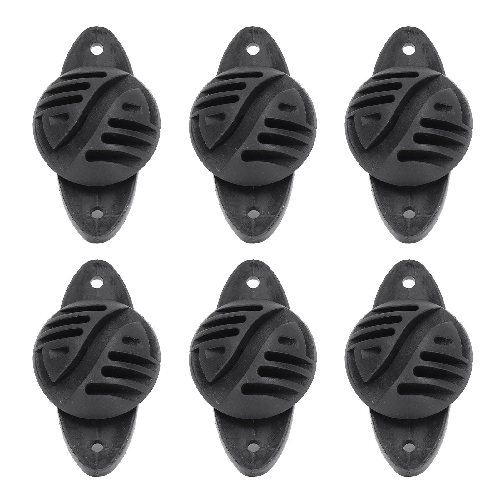 100 PCS Electric Fence Insulator Intermediate Bearing Rod Hemispherical Insulator Fence Front End System Accessories Withstand 15KV
