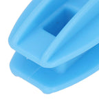 100PCS Electric Fence Insulator Weather Resistant ABS Square Tube Post Insulator for Steel Wire Blue