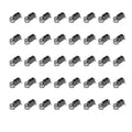 40Pcs Electric Fence Insulator Tightener Firmly Fixing Corrosion Resistance Tube Post Insulator Tensioner Black