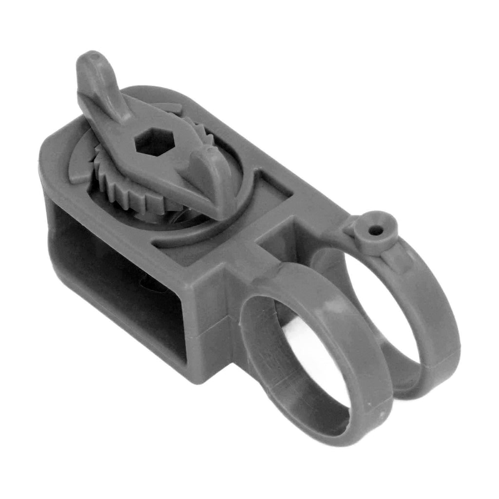 40Pcs Electric Fence Insulator Tightener Firmly Fixing Corrosion Resistance Tube Post Insulator Tensioner Black