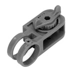 40Pcs Electric Fence Insulator Tightener Firmly Fixing Corrosion Resistance Tube Post Insulator Tensioner Black