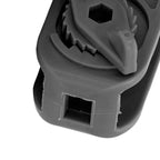 40Pcs Electric Fence Insulator Tightener Firmly Fixing Corrosion Resistance Tube Post Insulator Tensioner Black