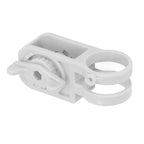 40Pcs Electric Fence Insulator Tightener Firmly Fixing Corrosion Resistance Tube Post Insulator Tensioner Grey