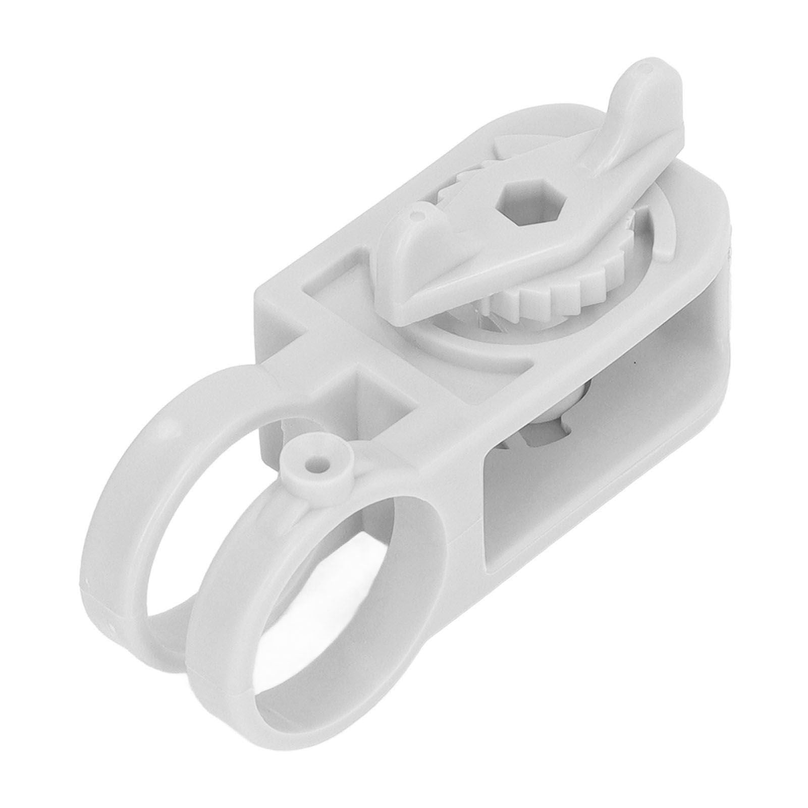 40Pcs Electric Fence Insulator Tightener Firmly Fixing Corrosion Resistance Tube Post Insulator Tensioner Grey