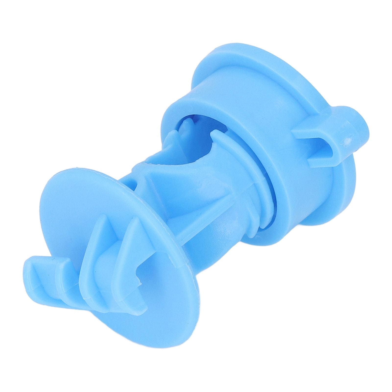 100pcs Insulator ABS 55mm Length 48mm Width Bolt Type Insulators for Electric Fence Agricultural Garden Blue