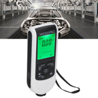 Digital Coating Thickness Gauge ABS with Portable Rope Automatic Shutdown Function Paint Coating Meter for Outdoor White
