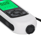 Digital Coating Thickness Gauge ABS with Portable Rope Automatic Shutdown Function Paint Coating Meter for Outdoor White