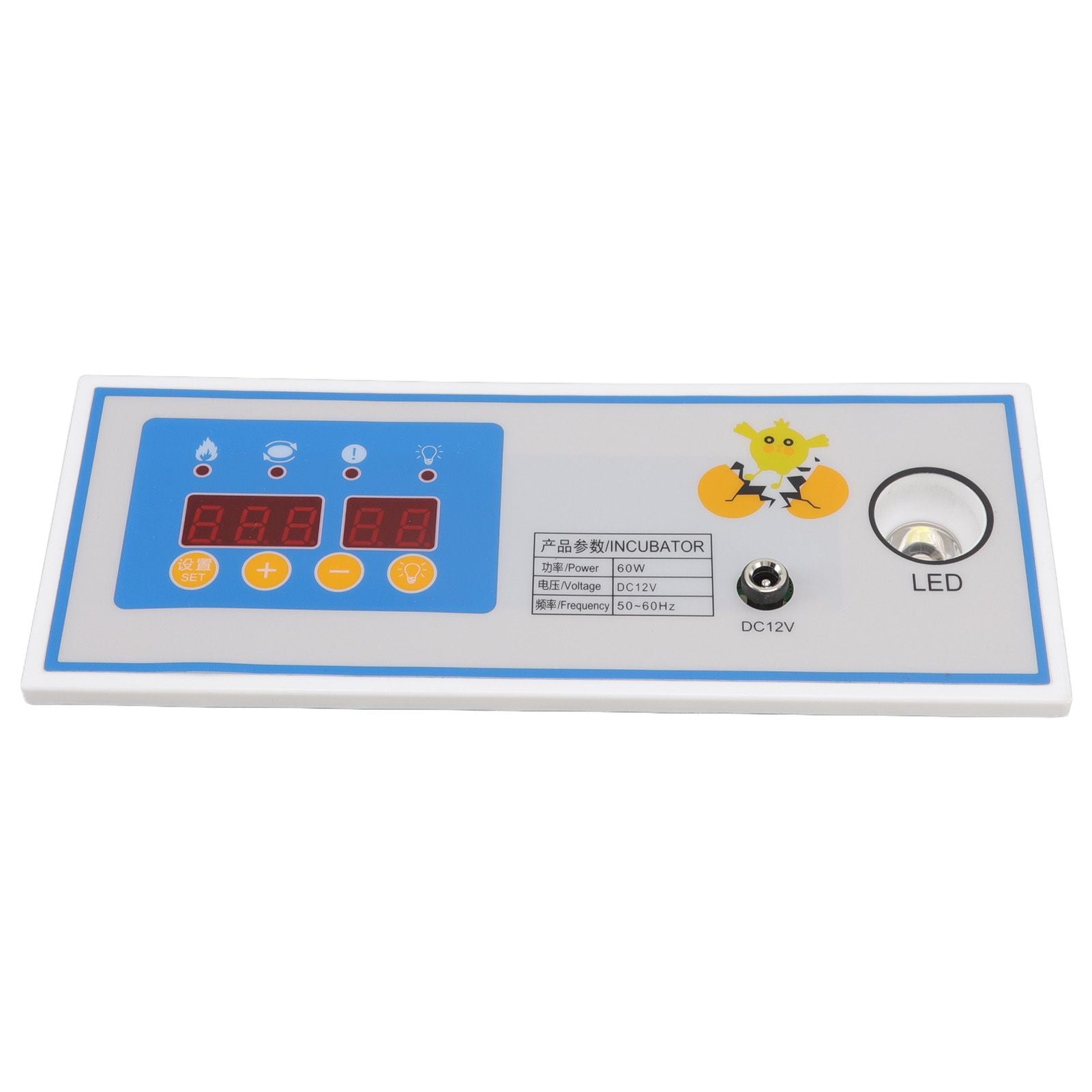 60W 12V Incubator Thermostat Plastic Automatic Incubator Temperature Controller for Mini Incubator Accessory