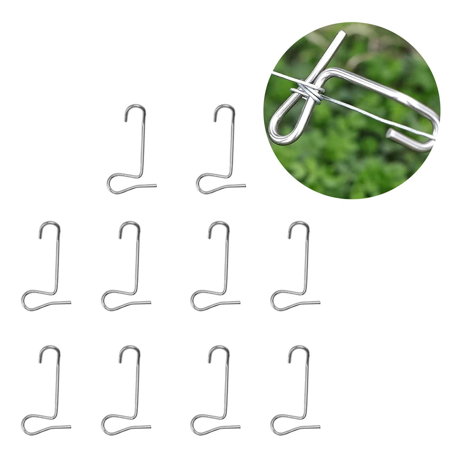 10Pcs Fence Wire Tensioner Tightener Metal Steel Wire Tensioning Tool Fence Repair Tool