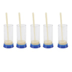 5Pcs Queen Bee Marking Cage Soft Safe Lightweight Queen Bee Marking Cage Bottle Marker for Gardening Potted Plants