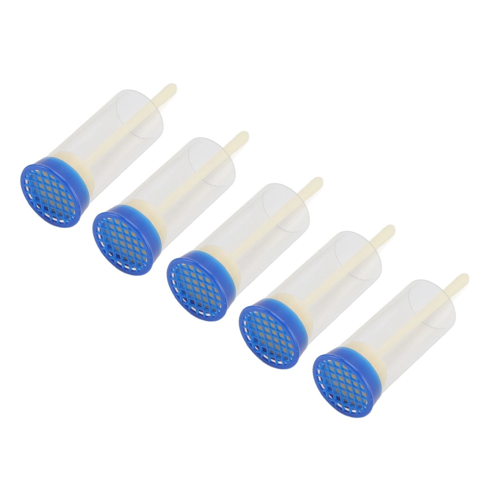 5Pcs Queen Bee Marking Cage Soft Safe Lightweight Queen Bee Marking Cage Bottle Marker for Gardening Potted Plants