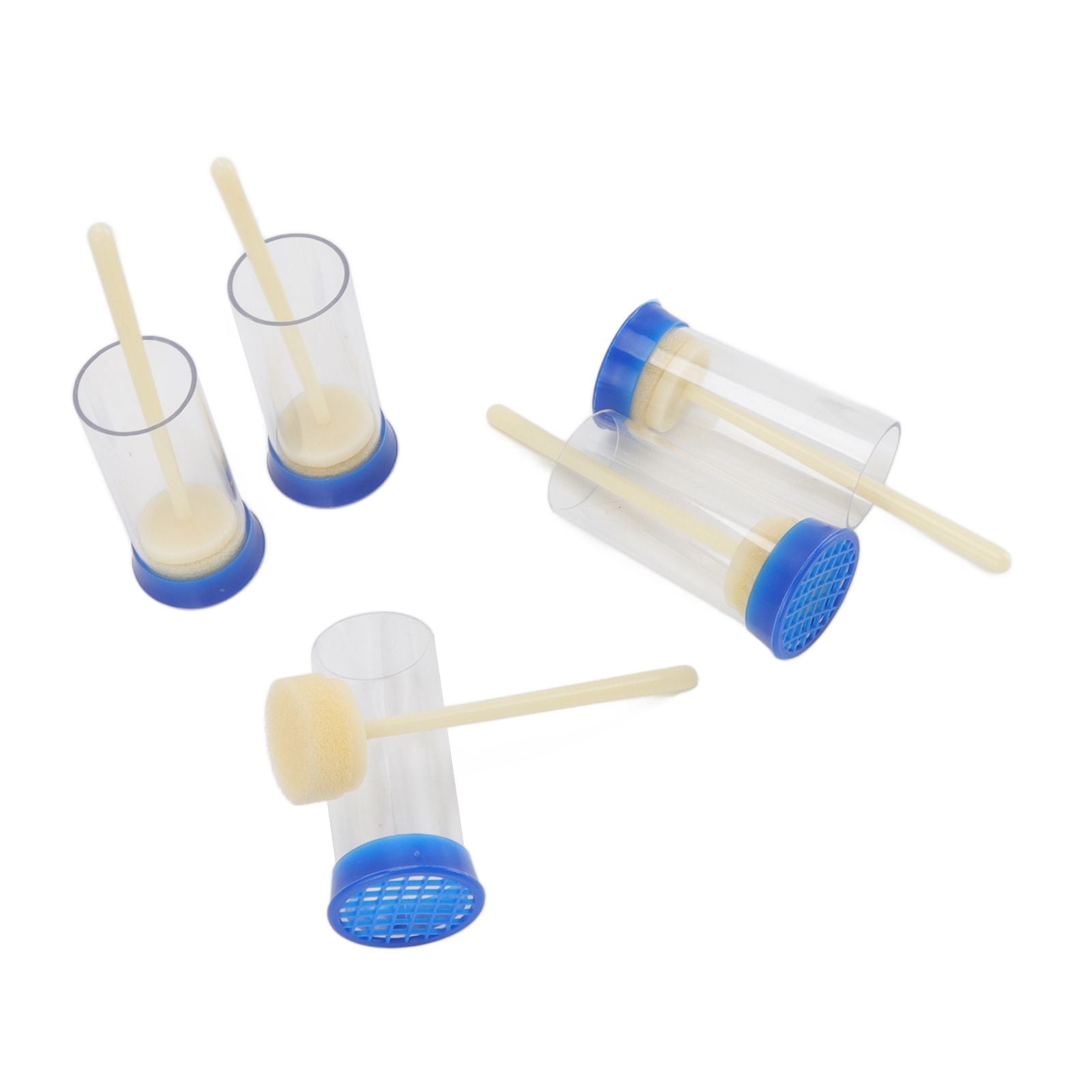 5Pcs Queen Bee Marking Cage Soft Safe Lightweight Queen Bee Marking Cage Bottle Marker for Gardening Potted Plants