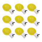 9pcs Chicken Water Cups Yellow Poultry Automatic Drinking Bowl Water Cups Feeder Waterer for Chicken Duck Goose Quail