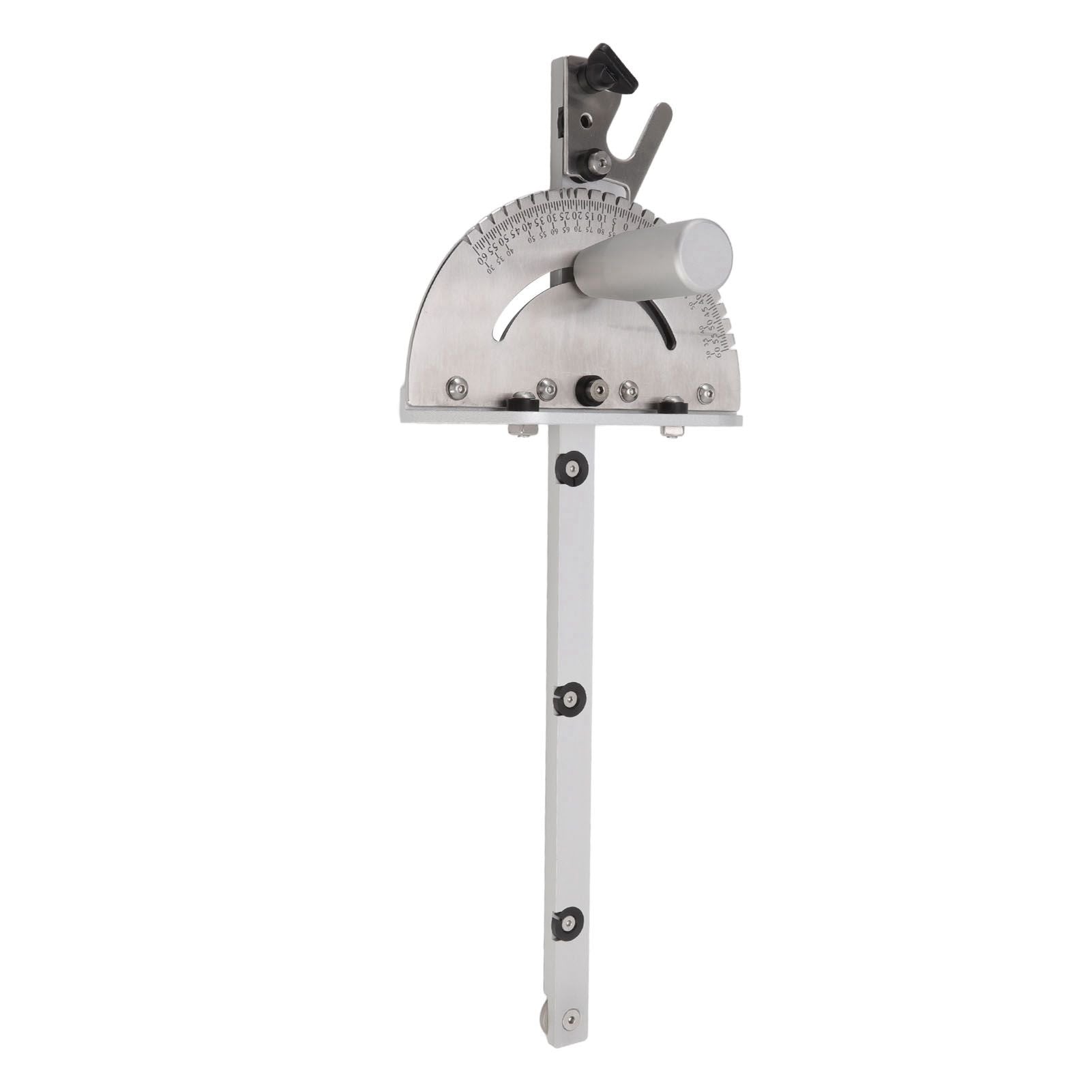 Miter Gauge Wear Resistant Aluminum High Accuracy Table Saw Miter Gauge for Woodworking