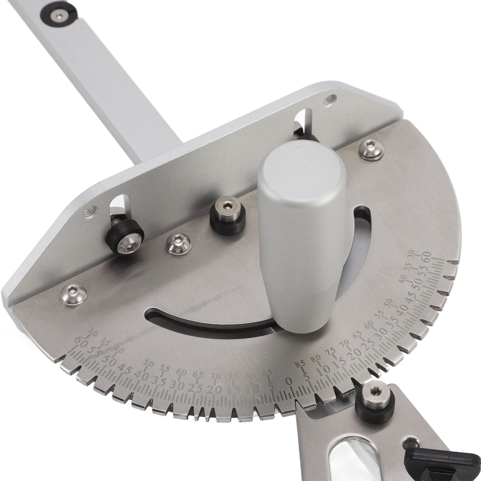 Miter Gauge Wear Resistant Aluminum High Accuracy Table Saw Miter Gauge for Woodworking