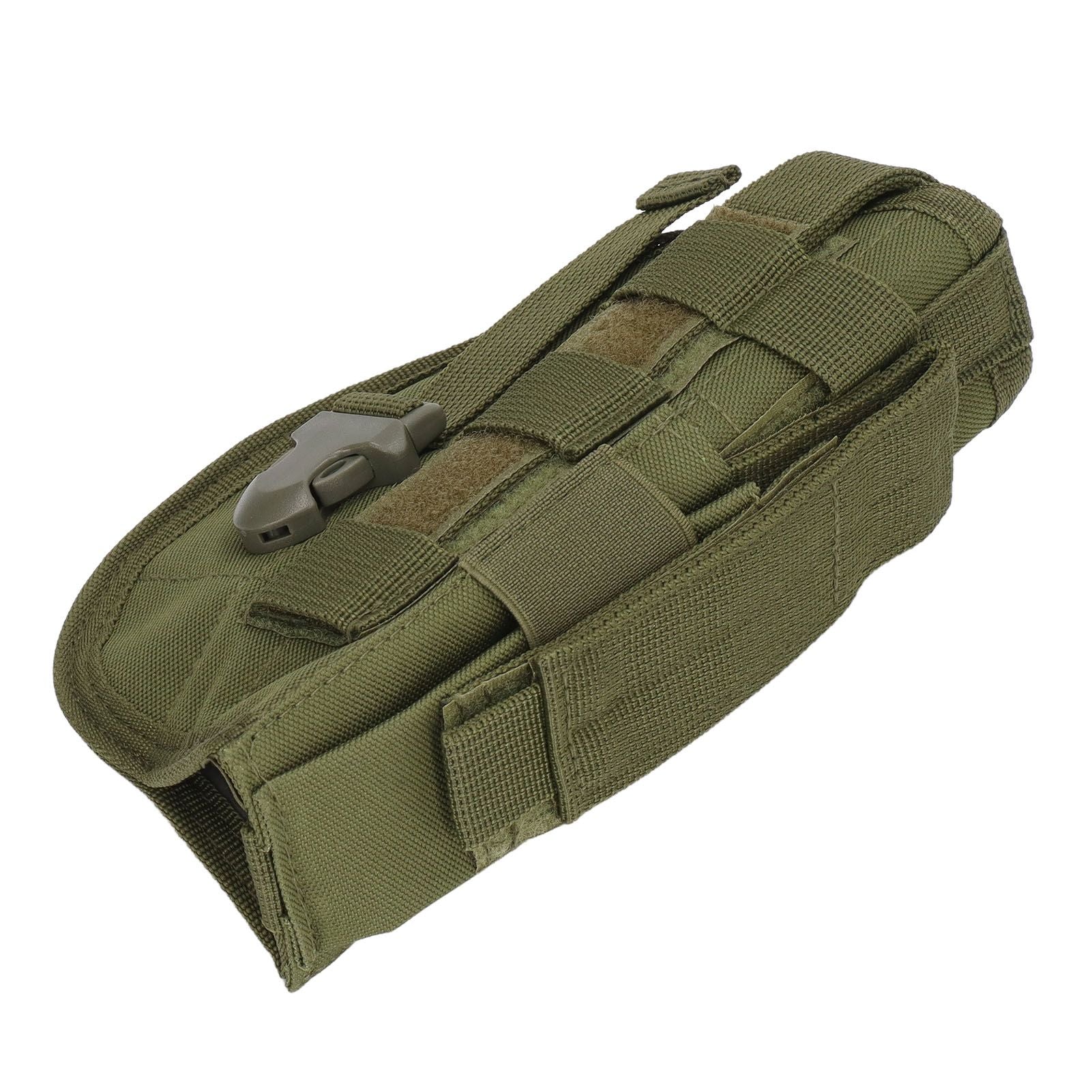 Molle Belt Holster Pouch Military Outdoor Waist Packs Multipurpose Nylon Holster Bag for Hunting Camping Olive Green