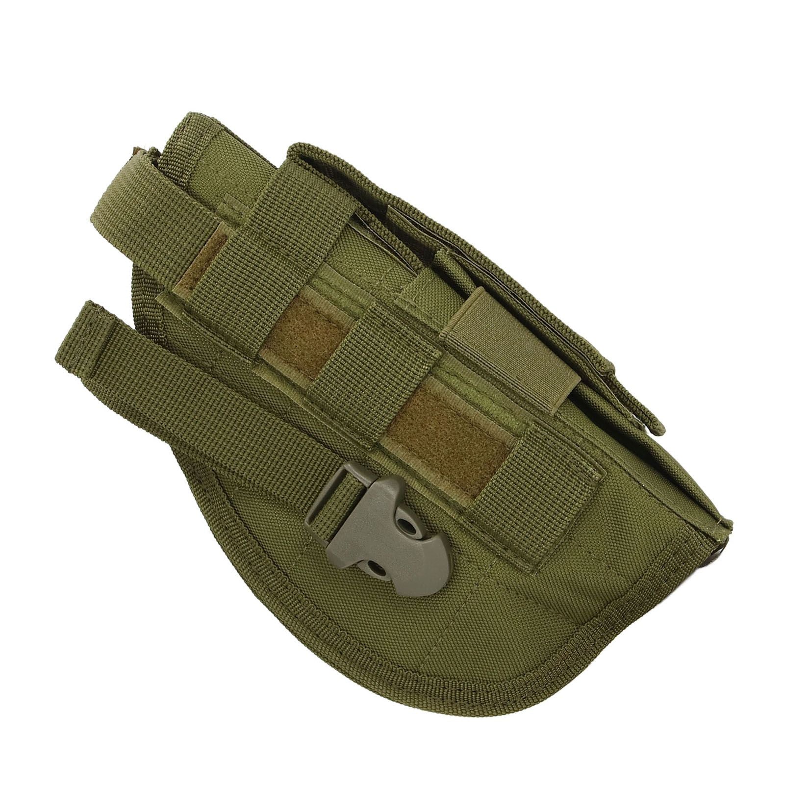 Molle Belt Holster Pouch Military Outdoor Waist Packs Multipurpose Nylon Holster Bag for Hunting Camping Olive Green