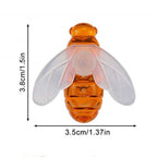 Solar Bee String Lights Outdoor Led Honeybee Fairy Lights Waterproof Solar Bumble Bee Lights for Garden Christmas Decor Warm White 5 Meters 20 Lights(Dual Function)