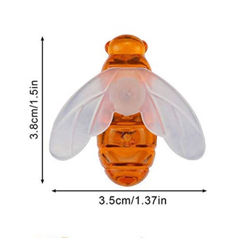 Solar Bee String Lights Outdoor Led Honeybee Fairy Lights Waterproof Solar Bumble Bee Lights for Garden Christmas Decor Warm White 5 Meters 20 Lights(Dual Function)