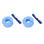 2 Pcs Thicken Baby Swim Cuffs EVA Children's Swimming Buoyancy Foam Arm Ring Kid's Swmming Equipment Blue Belt