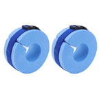 2 Pcs Thicken Baby Swim Cuffs EVA Children's Swimming Buoyancy Foam Arm Ring Kid's Swmming Equipment Blue Belt