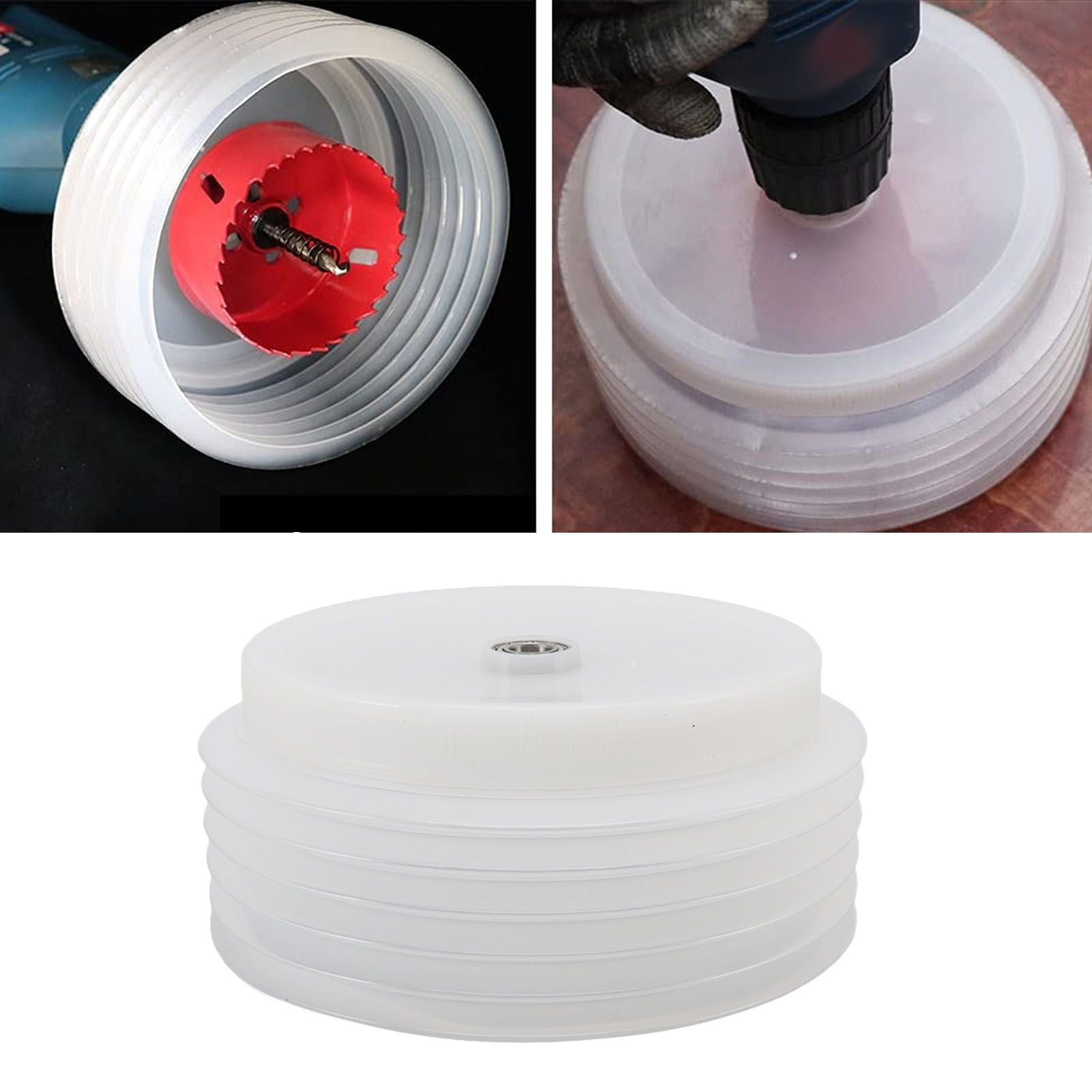 Electric Hammer Dust Cover Hole Saw Dustproof Cover 160mm Diameter Ceiling Drill Hole Reaming Dust Stopper