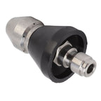 G1/4 Sewer Pipe Cleaning Nozzle Stainless Steel Pressure Sewer Jetter Nozzle for Pipe Unclogger Cleaning Accessories