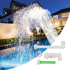 Swimming Pool Fountain Fluorescent Water Cooler Sprinkler Direction Adjustable One Way Fountain Adapter G1 1/2 to G2 Set