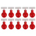 10 Set Chicken Waterer Cups Automatic Filling Prevent Leakage Pigeon Drinking Bowl for Ducks Birds G1/2