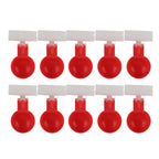 10 Set Chicken Waterer Cups Automatic Filling Prevent Leakage Pigeon Drinking Bowl for Ducks Birds G3/4