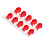 10 Set Chicken Waterer Cups Automatic Filling Prevent Leakage Pigeon Drinking Bowl for Ducks Birds G3/4