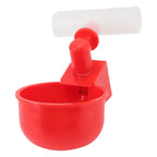 10 Set Chicken Waterer Cups Automatic Filling Prevent Leakage Pigeon Drinking Bowl for Ducks Birds G3/4