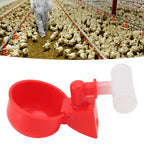 10 Set Chicken Waterer Cups Automatic Filling Prevent Leakage Pigeon Drinking Bowl for Ducks Birds G3/4