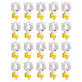 20pcs Chicken Water Nipples Thickened Ball Valve Automatic Drinking Nipples for Poultry