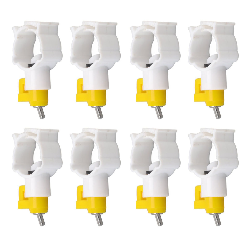 20pcs Chicken Water Nipples Thickened Ball Valve Automatic Drinking Nipples for Poultry