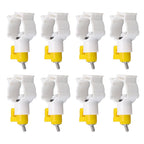 20pcs Chicken Water Nipples Thickened Ball Valve Automatic Drinking Nipples for Poultry