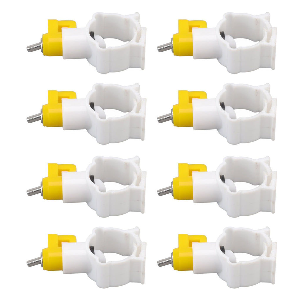 20pcs Chicken Water Nipples Thickened Ball Valve Automatic Drinking Nipples for Poultry