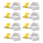20pcs Chicken Water Nipples Thickened Ball Valve Automatic Drinking Nipples for Poultry