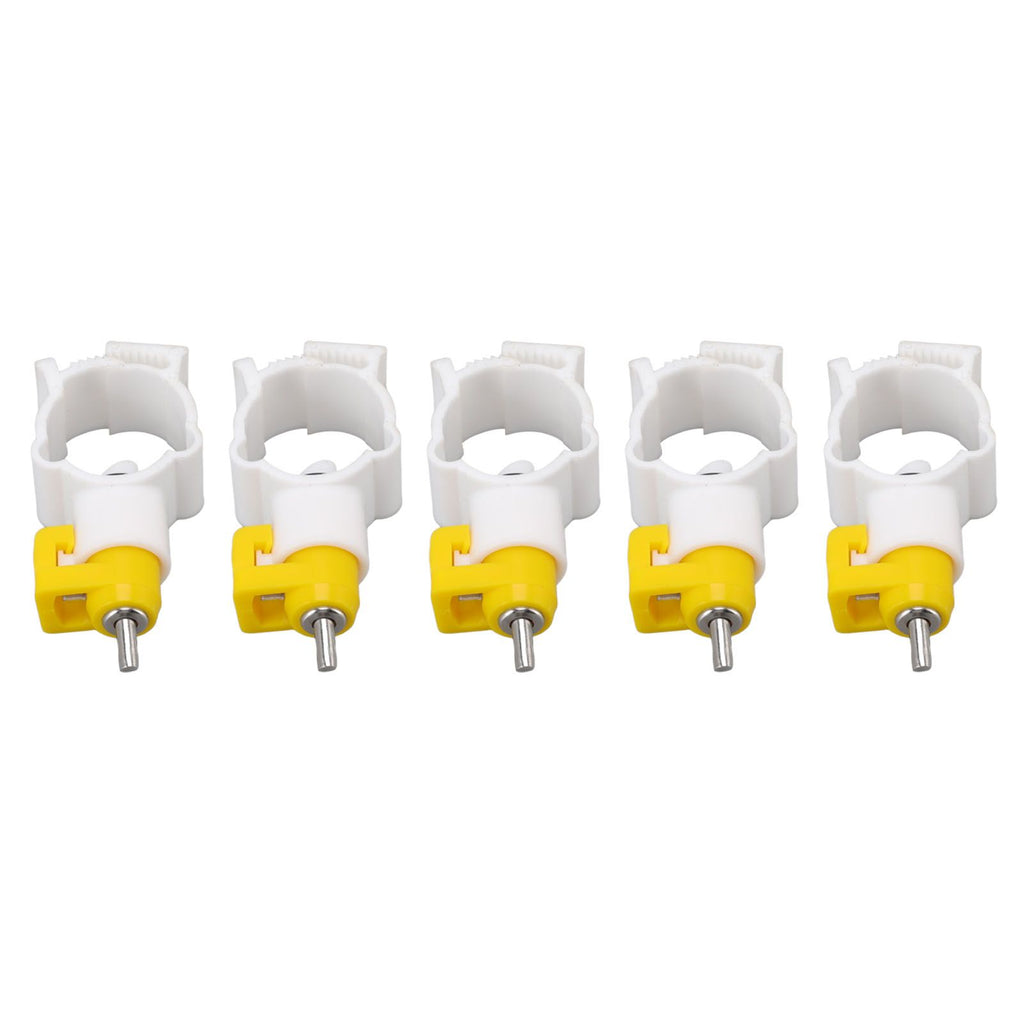 20pcs Chicken Water Nipples Thickened Ball Valve Automatic Drinking Nipples for Poultry