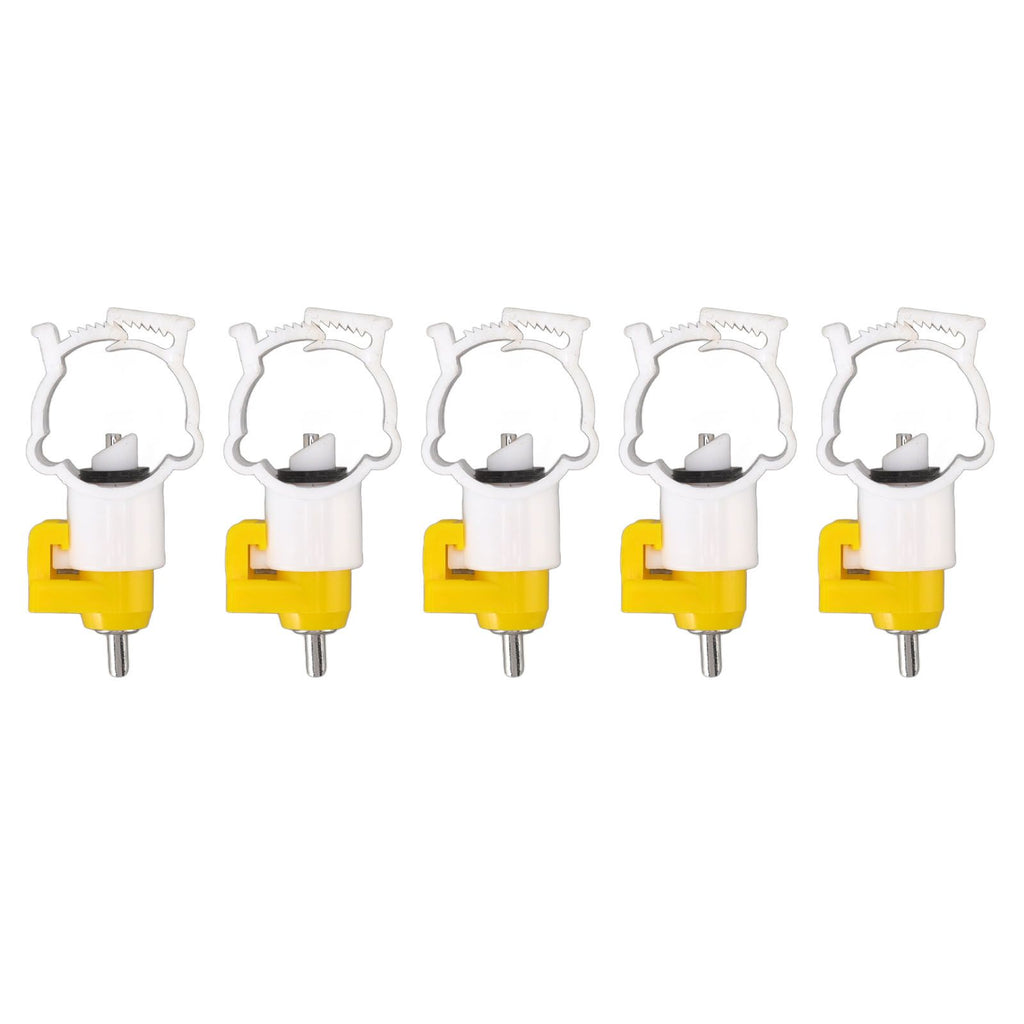 20pcs Chicken Water Nipples Thickened Ball Valve Automatic Drinking Nipples for Poultry