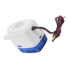 Auto Bilge Pump Impact Resistance Mini Multifunctional DC Submersible Pump with Float Switch 24V 1.6A 4A Fuse