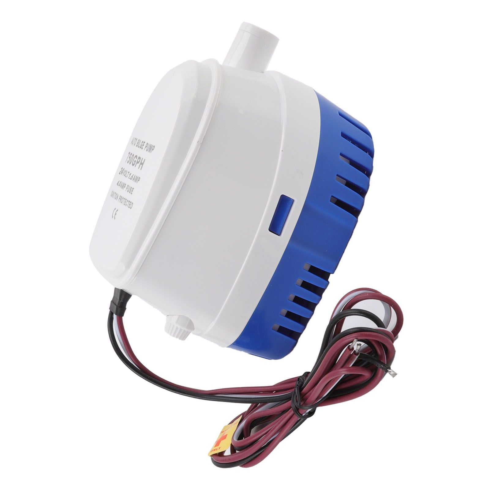 Auto Bilge Pump Impact Resistance Mini Multifunctional DC Submersible Pump with Float Switch 24V 1.6A 4A Fuse