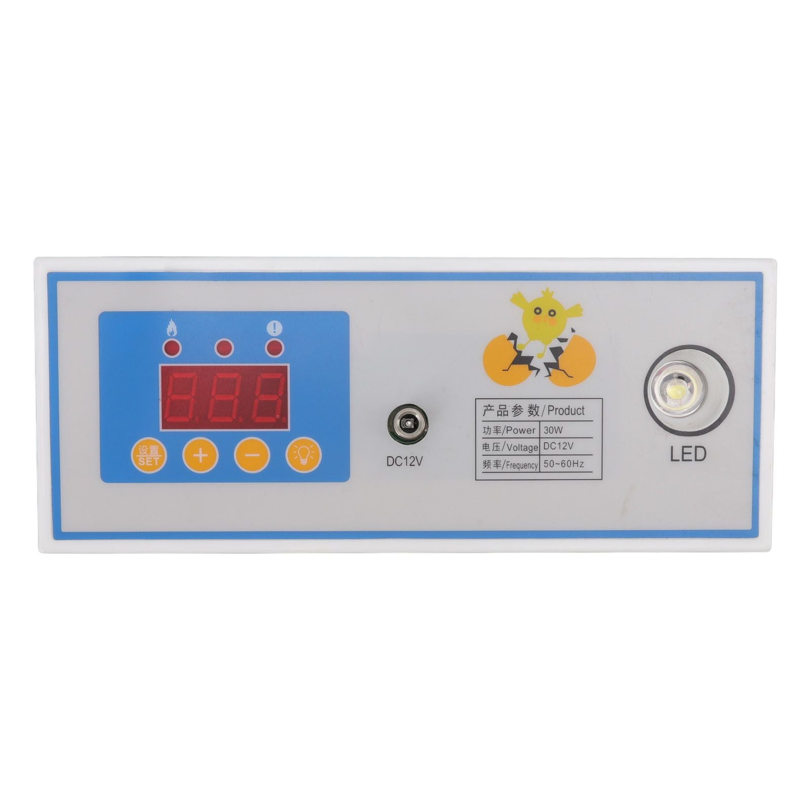 Incubator Temperature Controller Digital Full Automatic Incubator Thermostat for Egg 30W 12V