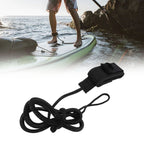 Surfboard Foot Rope Adjustable Ankle Cuffs Paddle Board Safety Lifeline Outdoor Accessories Black