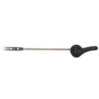 Side Mount Toilet Handle Zinc Alloy Black Toilet Flush Handle Replacement for Home Bathroom