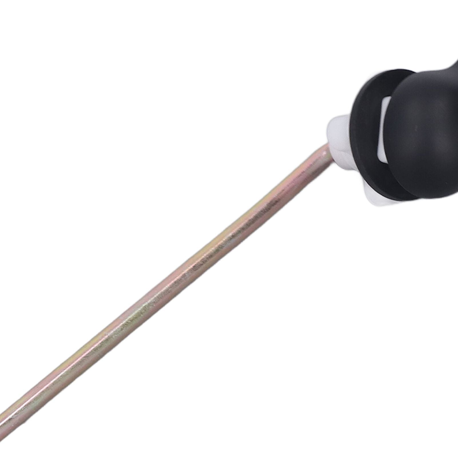 Side Mount Toilet Handle Zinc Alloy Black Toilet Flush Handle Replacement for Home Bathroom