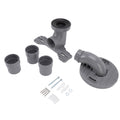 Toilet Shifter Thickened PP Corrosion Resistance Rubber Sealing Ring Siphon Toilet Sewage Pipe Shifter